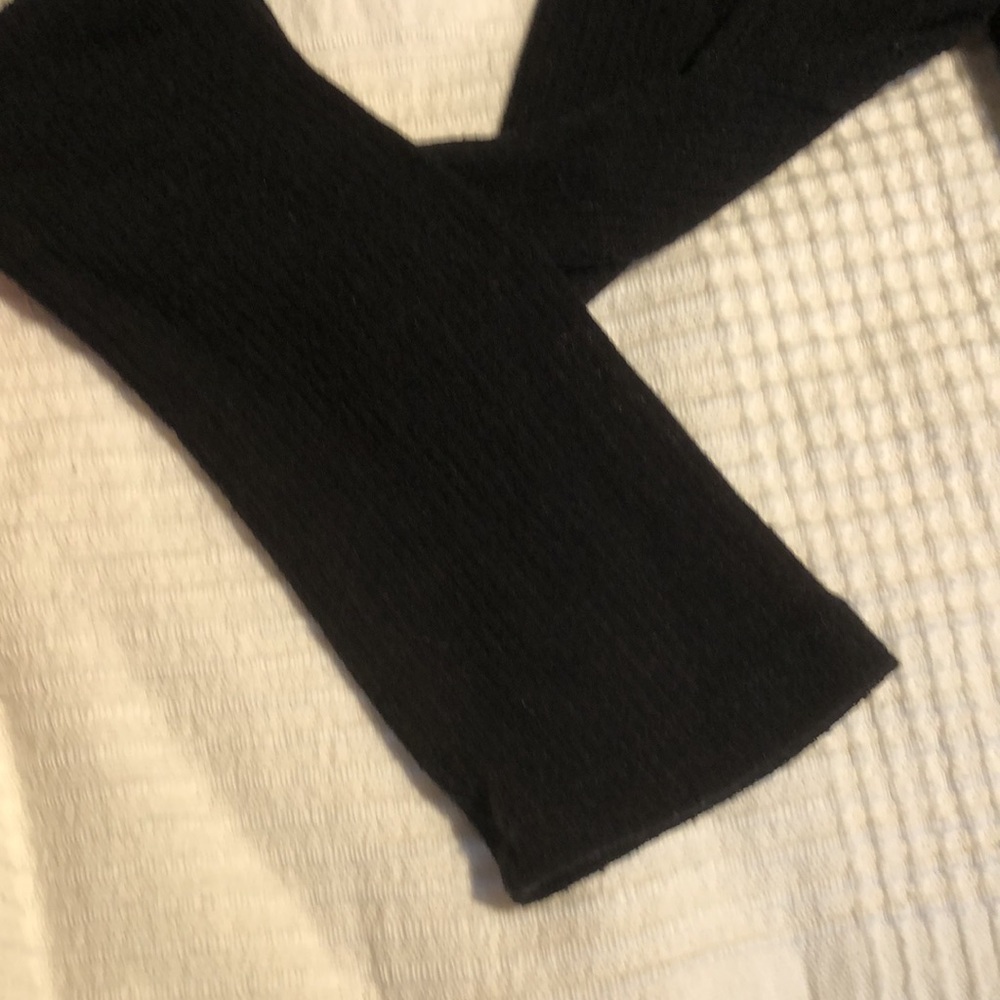 Out From Under Long Sleeve Ribbed Tip with Drawstring Ruching - Picture 3 of 7